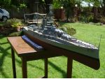 WW1 HMS Warspite complete. (2)